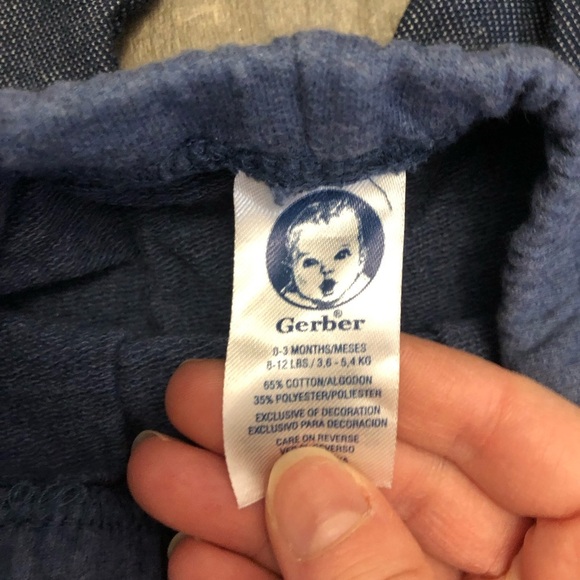 Gerber 0-3 Months Baby Girl Legging Bundle - Picture 3 of 6